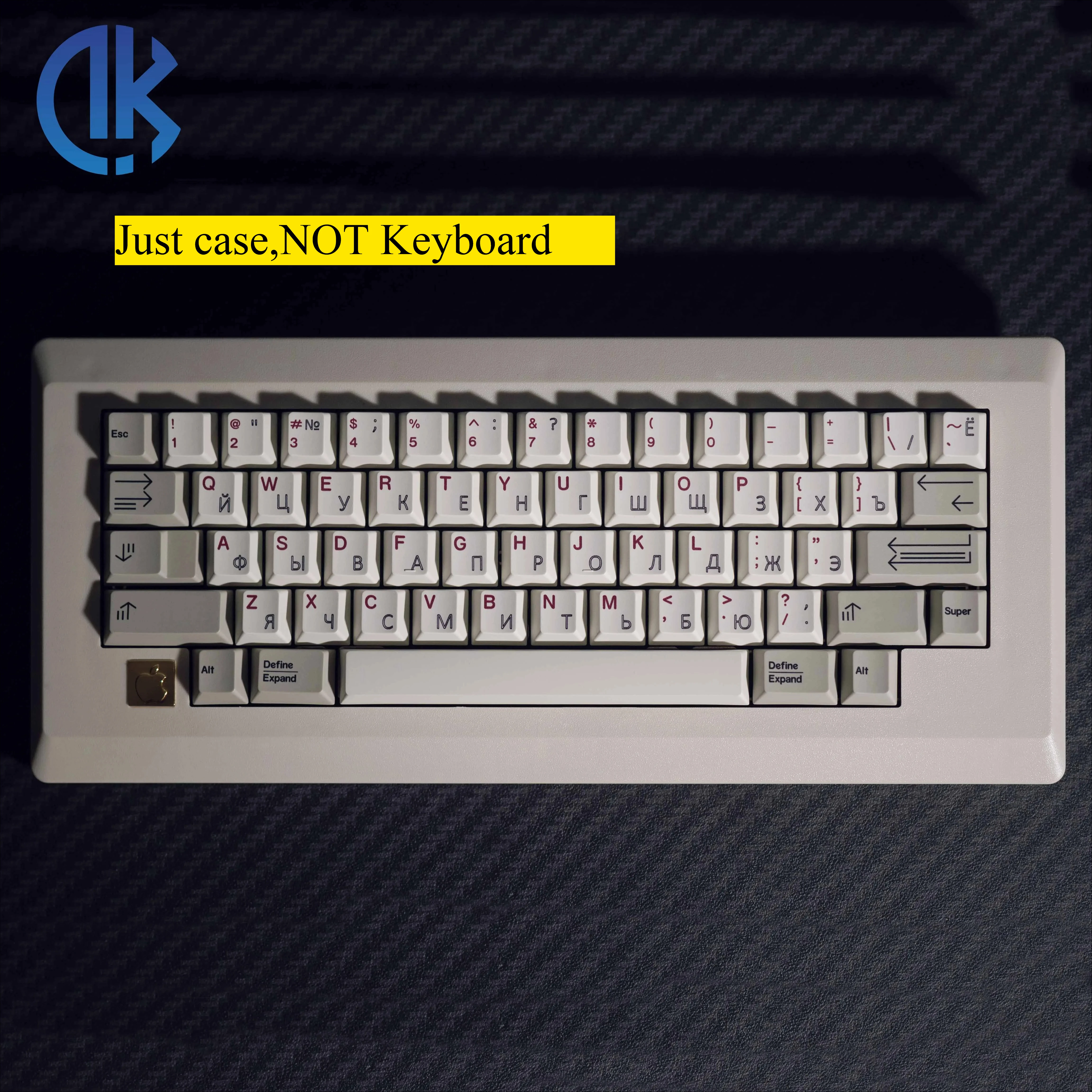 

Классический пластиковый чехол для механической клавиатуры HHKB бежевого цвета в стиле ретро