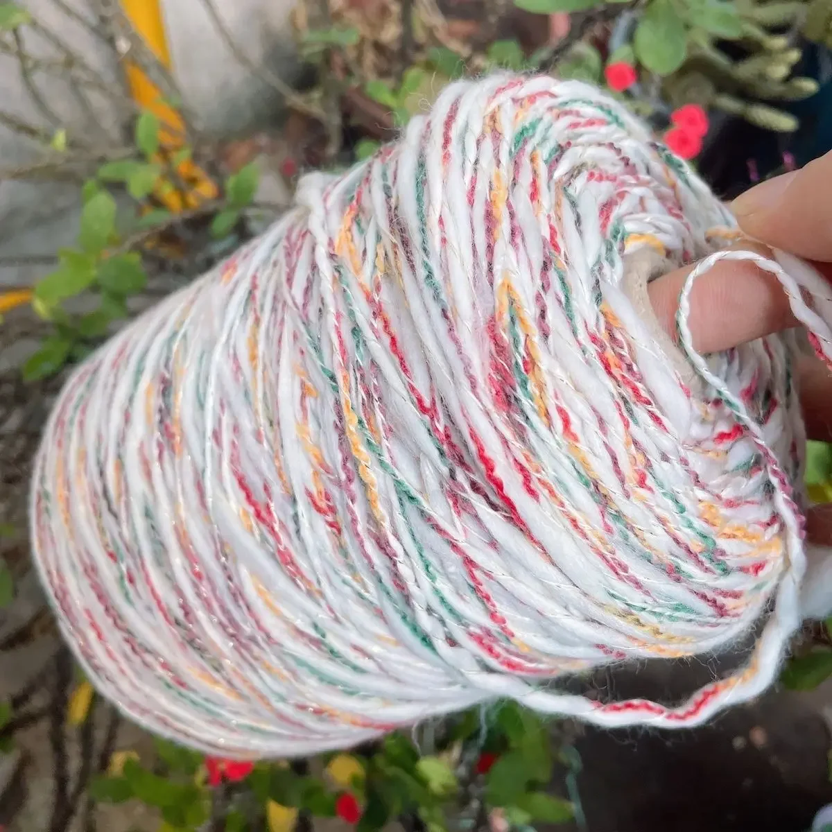 Multicolor ถักเส้นด้าย DIY เย็บปักถักร้อยมือโครเชต์นุ่ม Duan Dye สายหนา DIY เสื้อกันหนาวหมวกผ้าพันคอ Handmade กระเป๋า Weavin