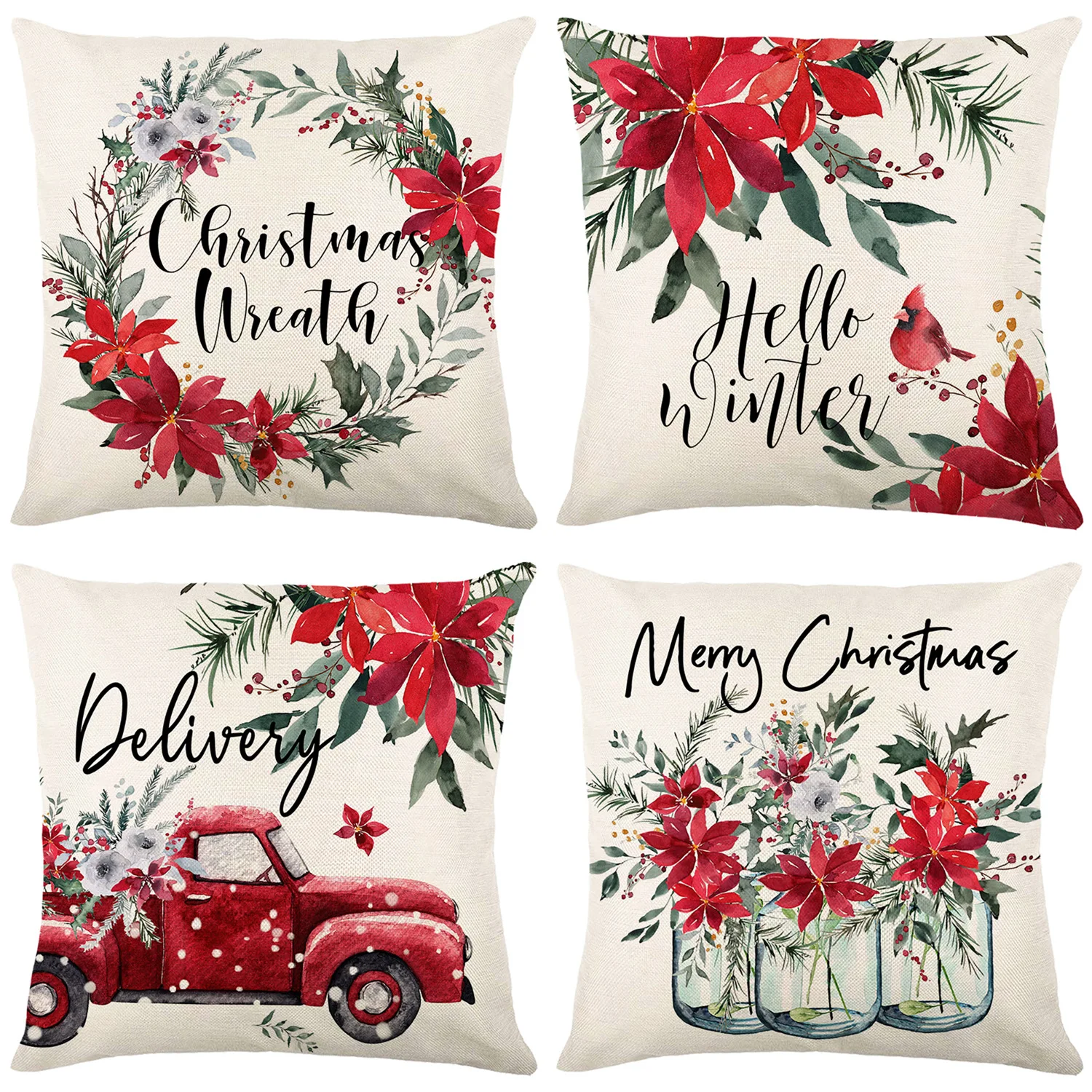 Christmas Pillow Covers 18