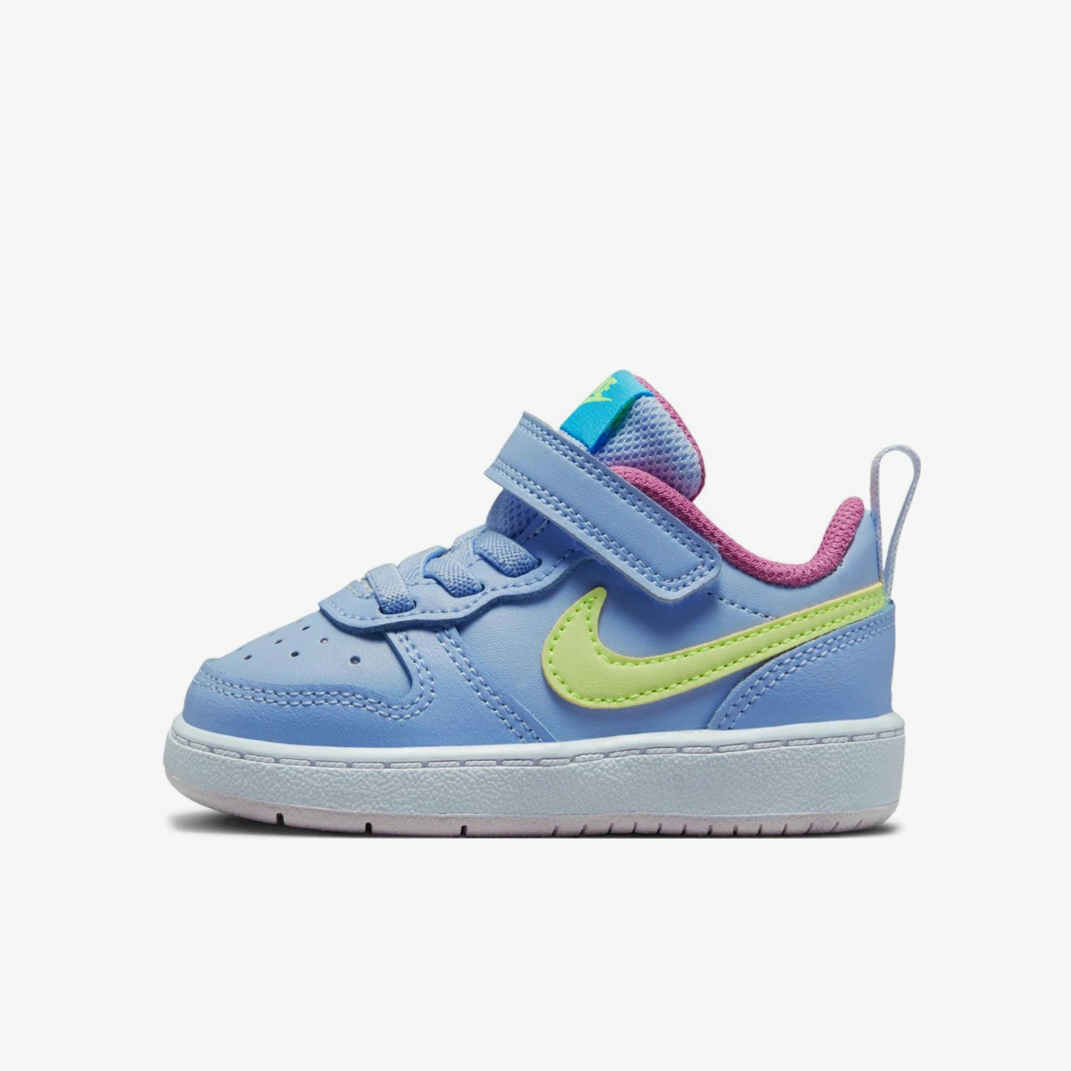 

Оригинальные осенние износостойкие спортивные кроссовки Nike на липучках для малышей и детей BQ5453-405