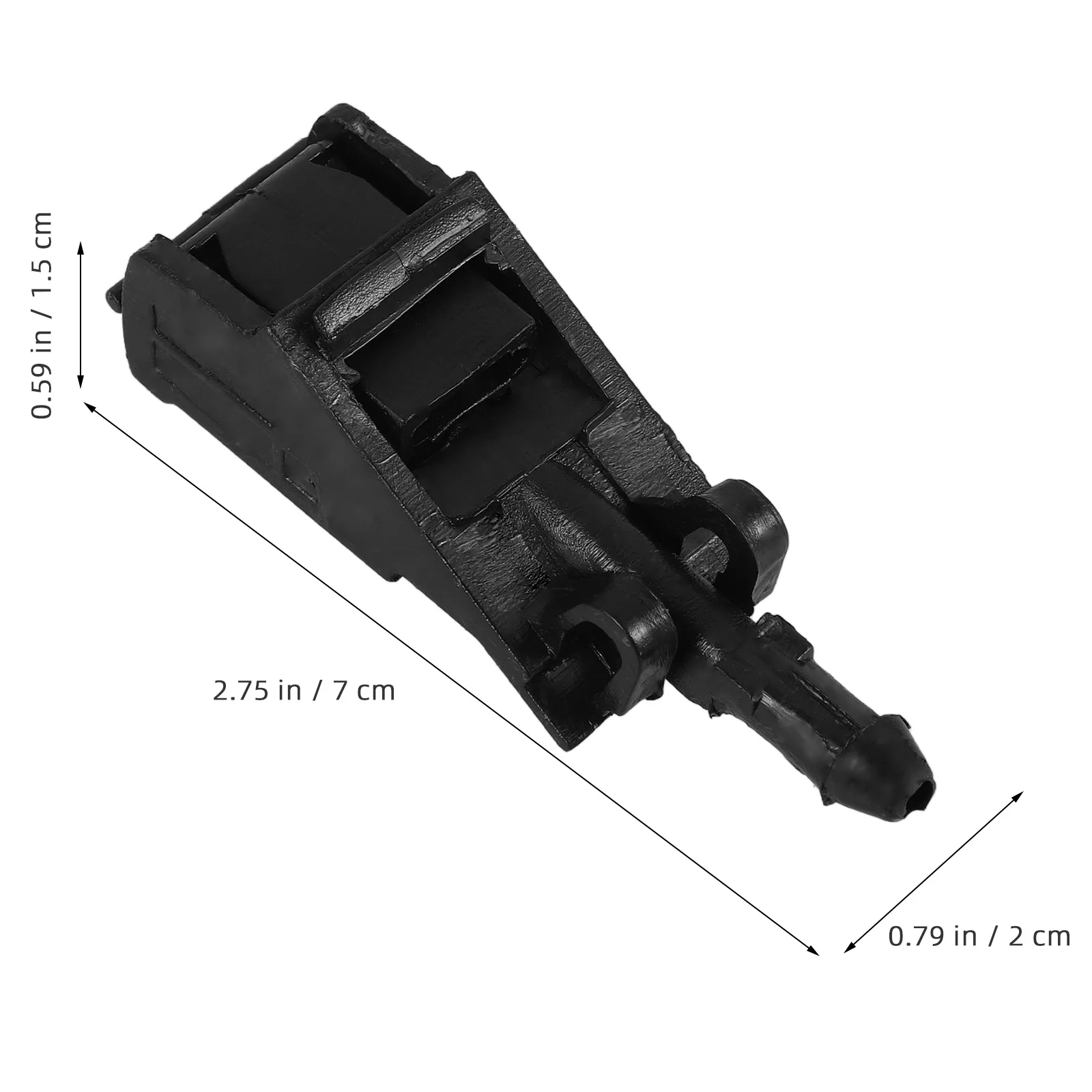 

2Pcs Car Windshield Washer Nozzle Replacement Adjustable Spray Jet Durable Auto Wiper Nozzles Efficient Window Cleaner Auto