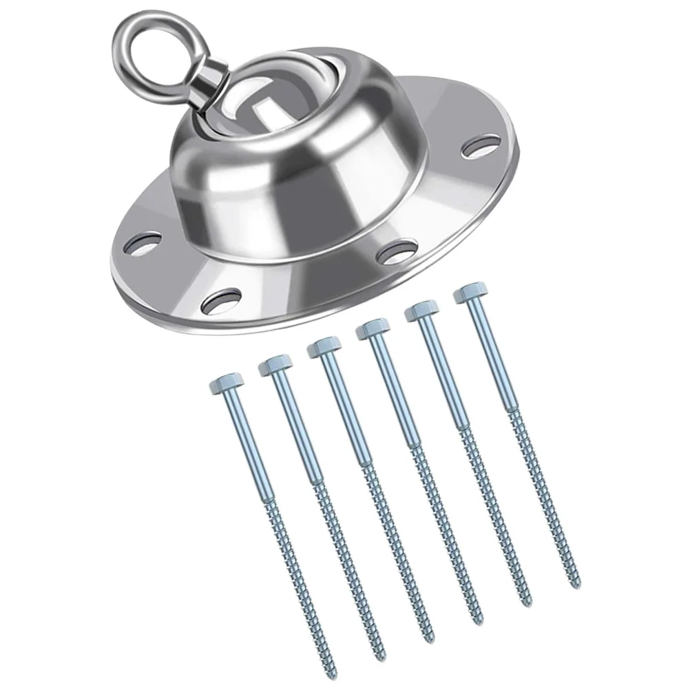 

Rotating Ground Pile Nails Stake 6 Long Nails Heavy Duty Iron Material Outdoor Swivel Tent Support Camping Dog Training Hiking