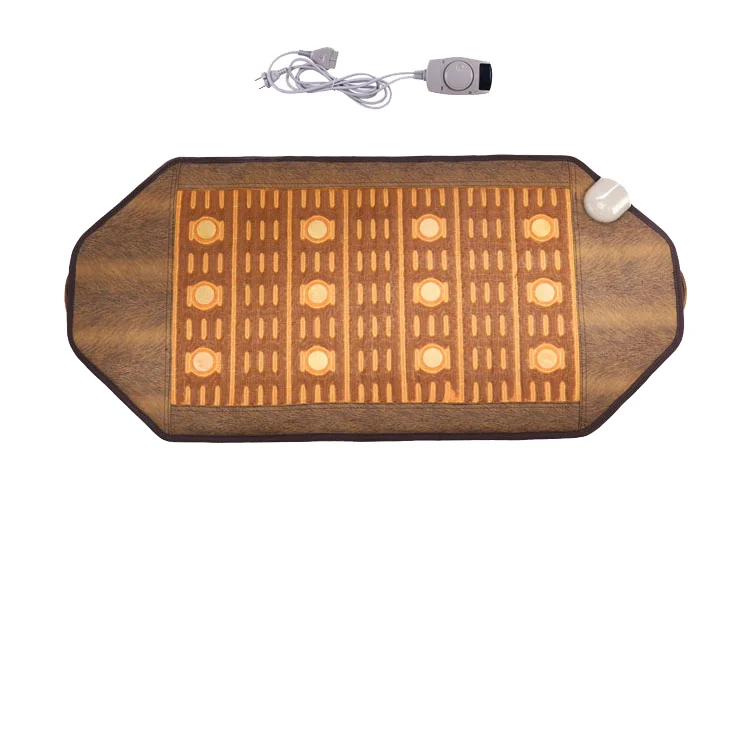 

Senry Hot Sale High Quality Magnetic Thermal Jade Tourmaline Carbon Fiber Massage Heating Sauna Bed Mattress Pad