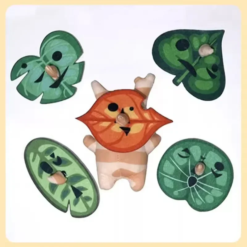 New The Legend of Zelda Korok Plush Changeable Sounding Stuffed Toy Cartoon Anime Green Leaves Doll for Kids Birthday Gifts