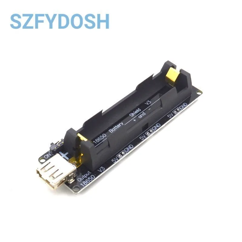 ESP32 ESP32S ESP32-S3 For Wemos For Raspberry Pi 18650 Battery Charge Shield Board V3 Micro USB Port Type-A USB 0.5A