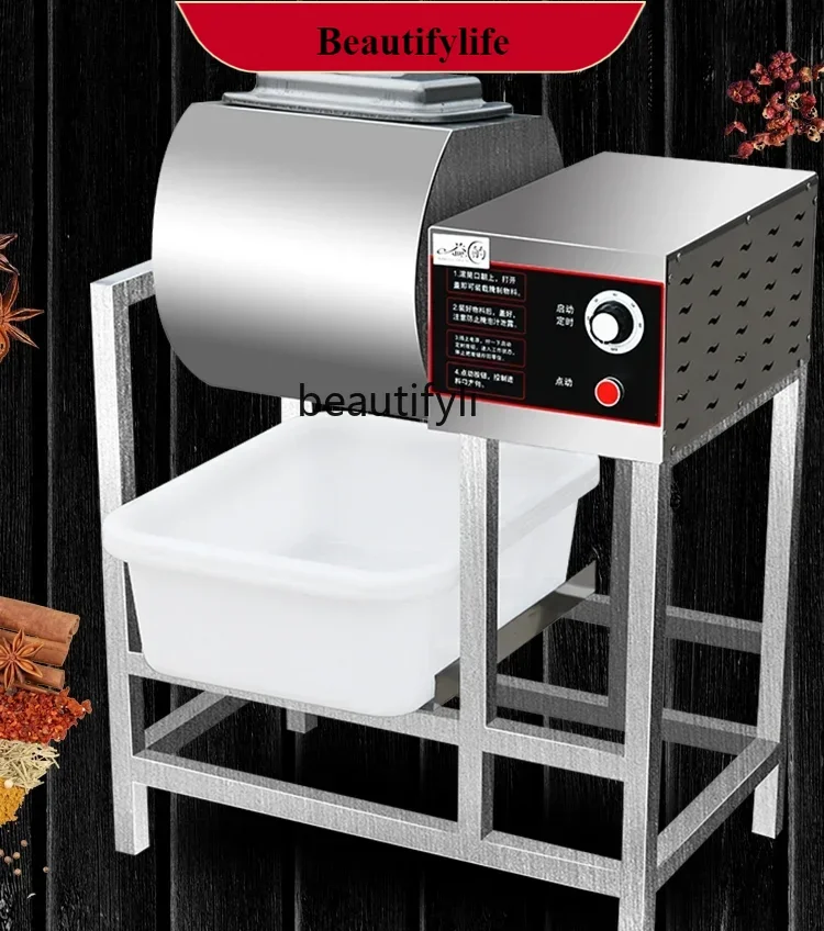 

E132 Vacuum Bloating Machine Commercial Hamburger Shop Fried Chicken Equipment Stainless Steel Brawn Tumbling Machine Pickles Ma