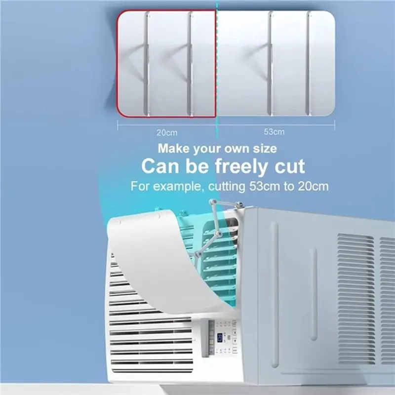 (AT52) Window Air Conditioners Windshield Universal - Room Air Conditioner Window Baffle - Prevent Direct Blowing of Cold Air