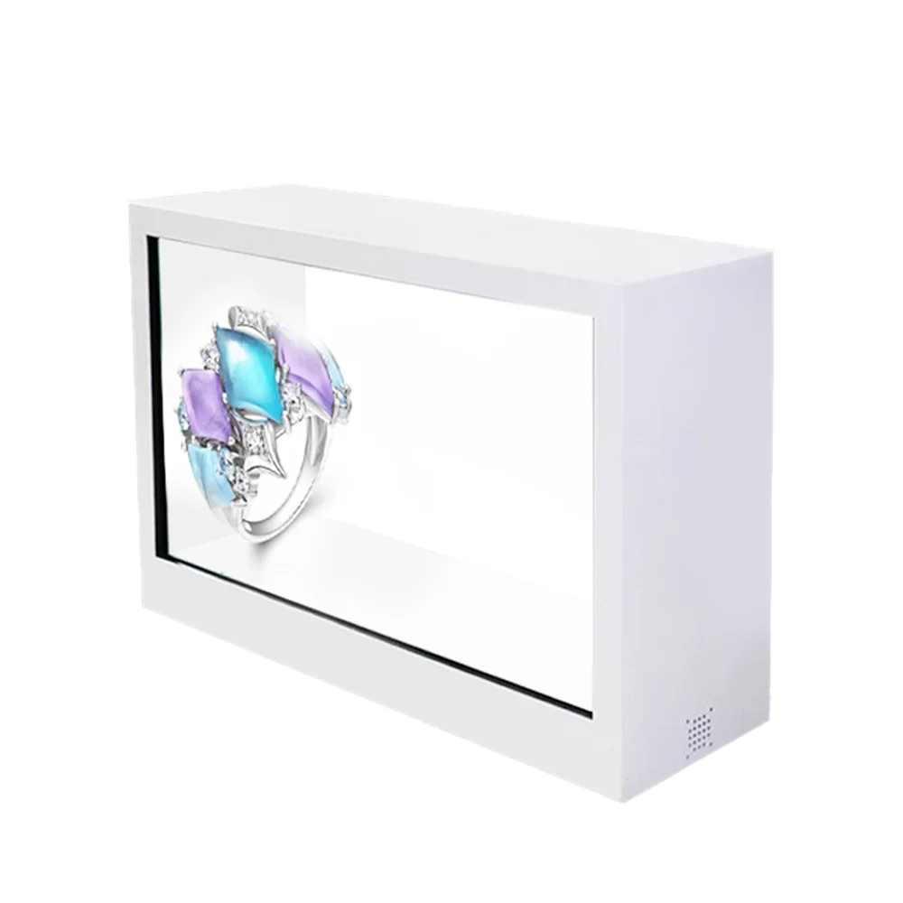 47-Inch LCD Interactive Touch Screen Display Cabinet IP65 1-Year Warranty Holographic 3D Advertising SDK Function