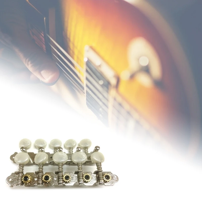 Колки для настройки гитары Ключи для настройки тюнеры с одним отверстием для классической гитары 5L 5R