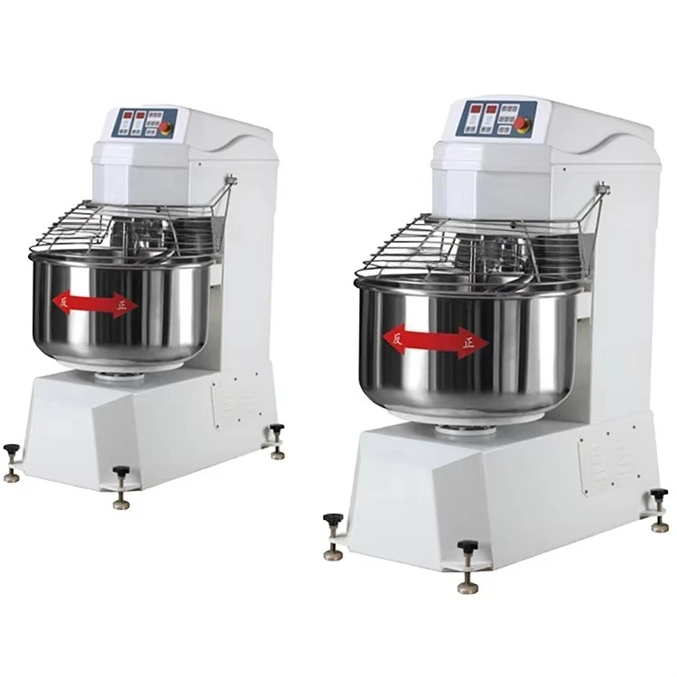 Reversible Bowl Double Speed Mixers Bakery Spiral Dough Mixer 50kg Pizza Making Machine Bread Baking Machines