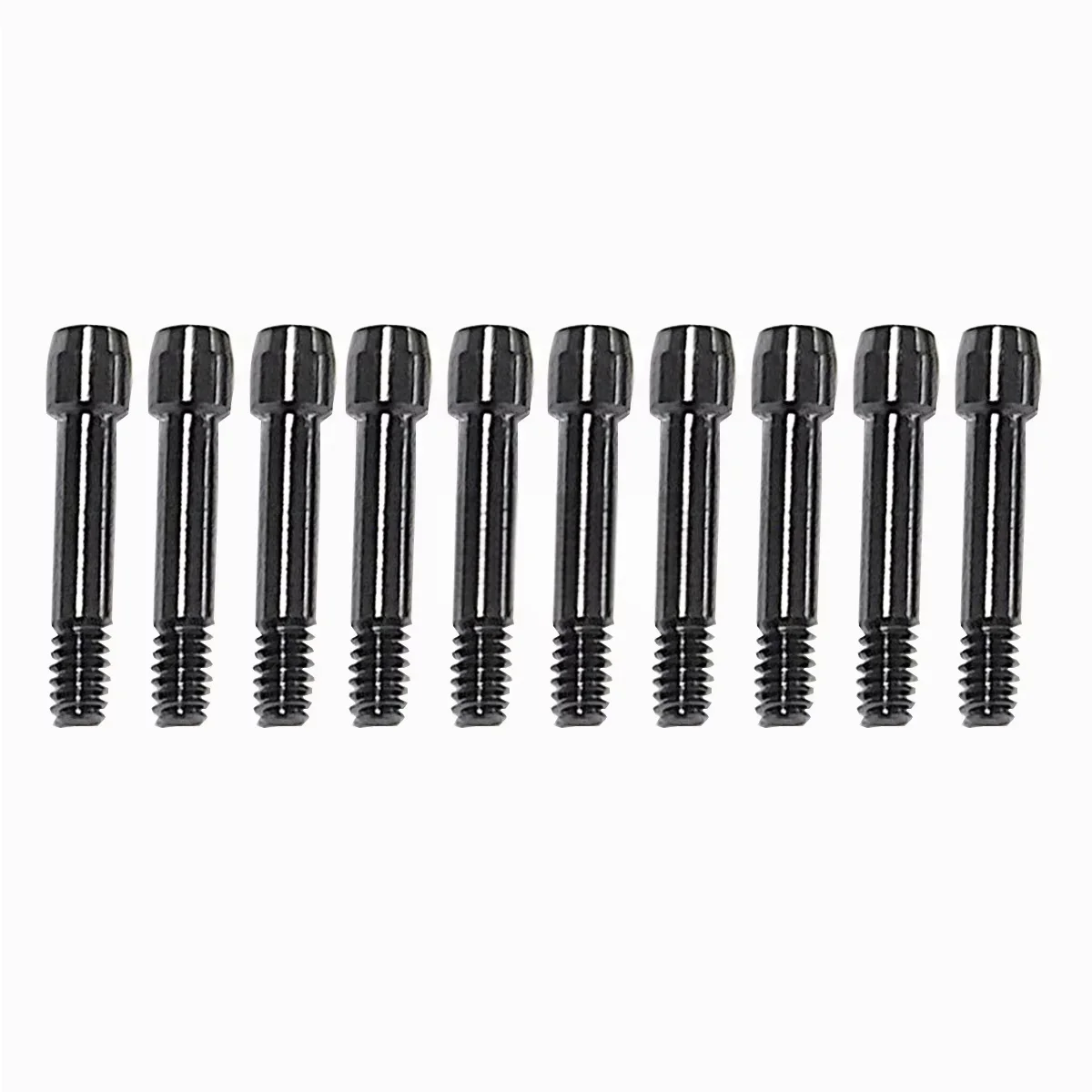 

10pcs Ti screw reinforce with black coating titanium abutment screw compatible with Hiossen Osstem TS platform regular mini