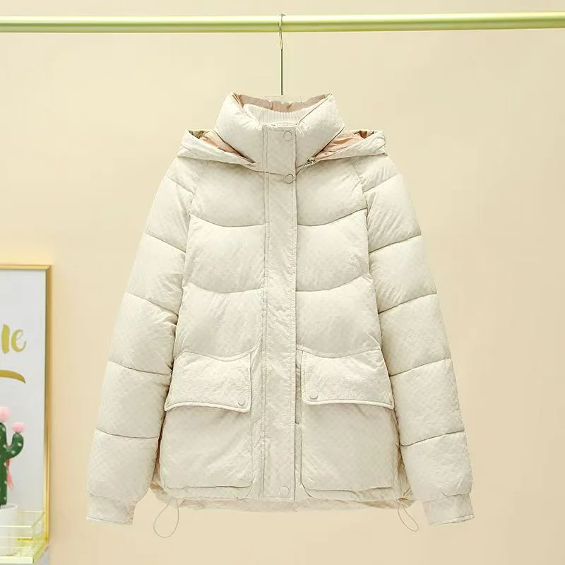 The Short Down Cotton-padded Coat Autumn Winter Women's Clothing 2024 New Fashion Cold-proof Cotton-padded Coat Short Joker Coat