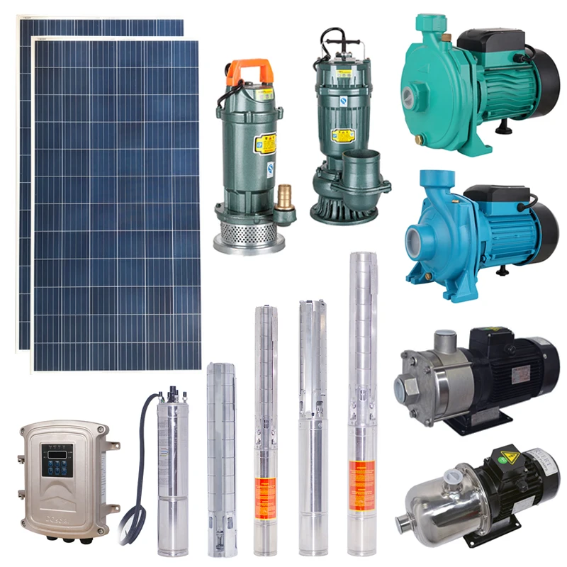 solar borehole pump heavy duty submersible pressure water  house