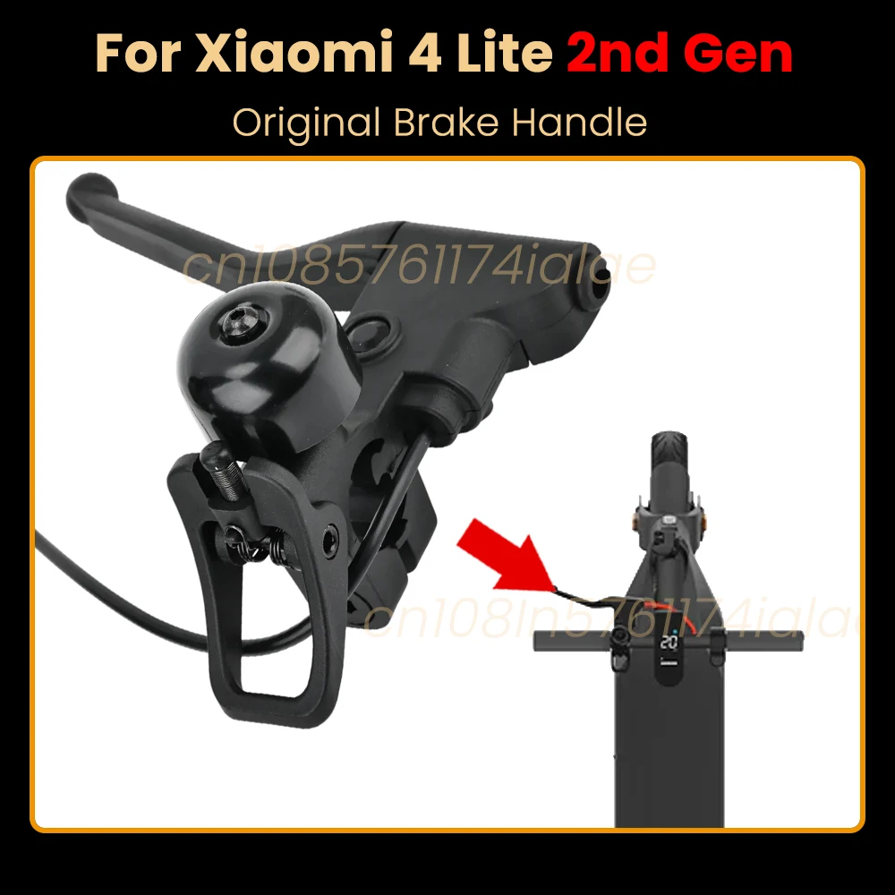 

Original 4lite 2nd Gen Brake Handle for Xiaomi 4 Lite 2nd Gen Electric Scooter Brake Lever Include Folding Hook Accessories
