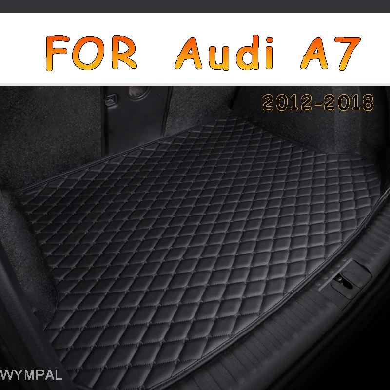 

Car Trunk mats for Audi A7 2012 2013 2014 2015 2016 2017 2018 2019 2020 2021 auto foot Pads carpet cover accessories