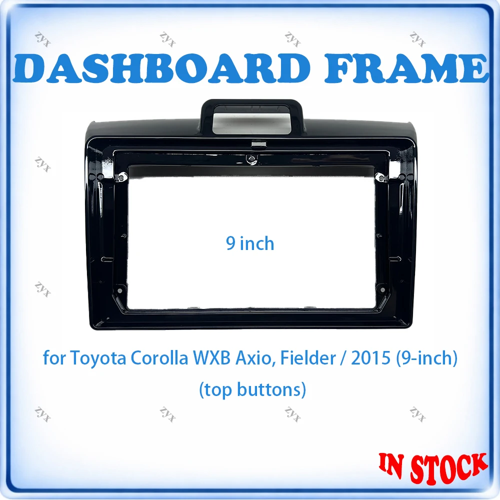

Car Radio Fascia Frame For Toyota Corolla Axio Fielder 2015 9 inch Upper Buttons Canbus Wiring Harness