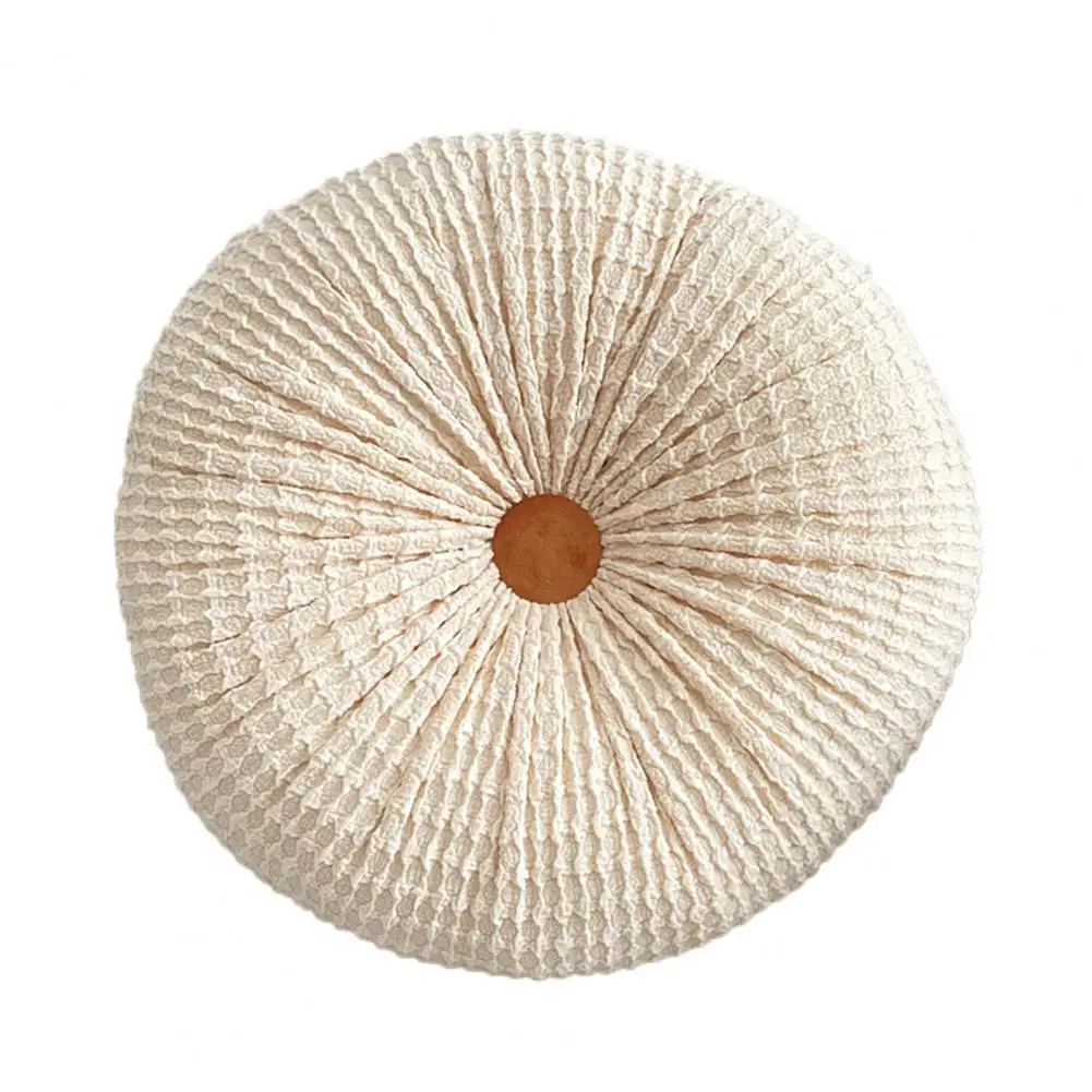 Round Decorative Throw Pillows Round Bay Window Cushion Futon European Style Throw Pillows Light Luxury Solid Colour Round