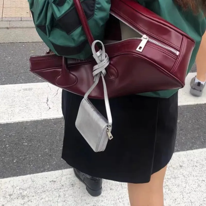 Mini bolso de mano con diseño de nicho coreano para mujer, bolso de cintura colgante, bandolera pequeña cuadrada