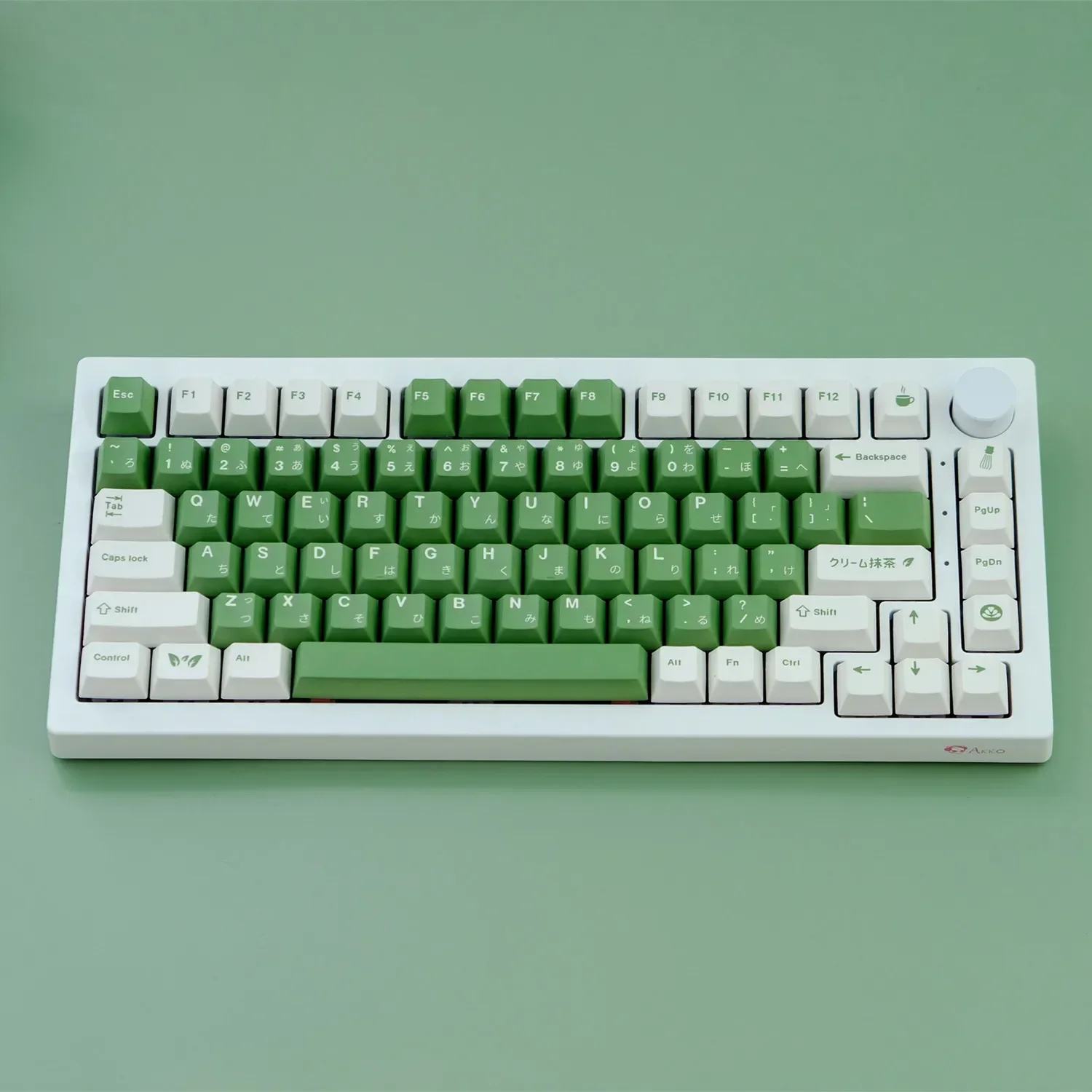 129 toetsen Green Tea Cake Keycaps Keycap Dye Sublimation Cherry Profiel voor Cherry MX Switch mechanisch toetsenbord