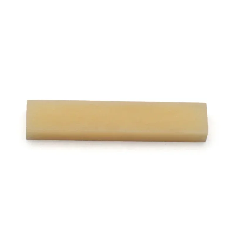 100Pcs Natural Colour Blank Buffalo Bone Guitar Nuts and Saddle for String Instruments Guitar Bass Mandolin Banjo Ukulele Parts