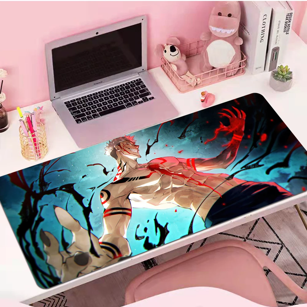 

Jujutsu Kaisen Tapis De Souris Mousepad Computer Gaming Accessories Non-slip Large Mouse Pad Anime Mausepad Keyboard Mat Deskmat