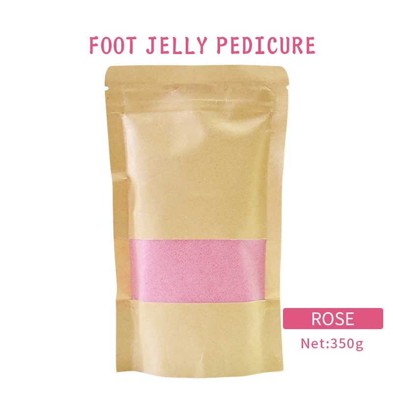 350g Jelly Spa Pedicure Foot Soak Massage Moisturizing Foot Salt Foot Jelly Care