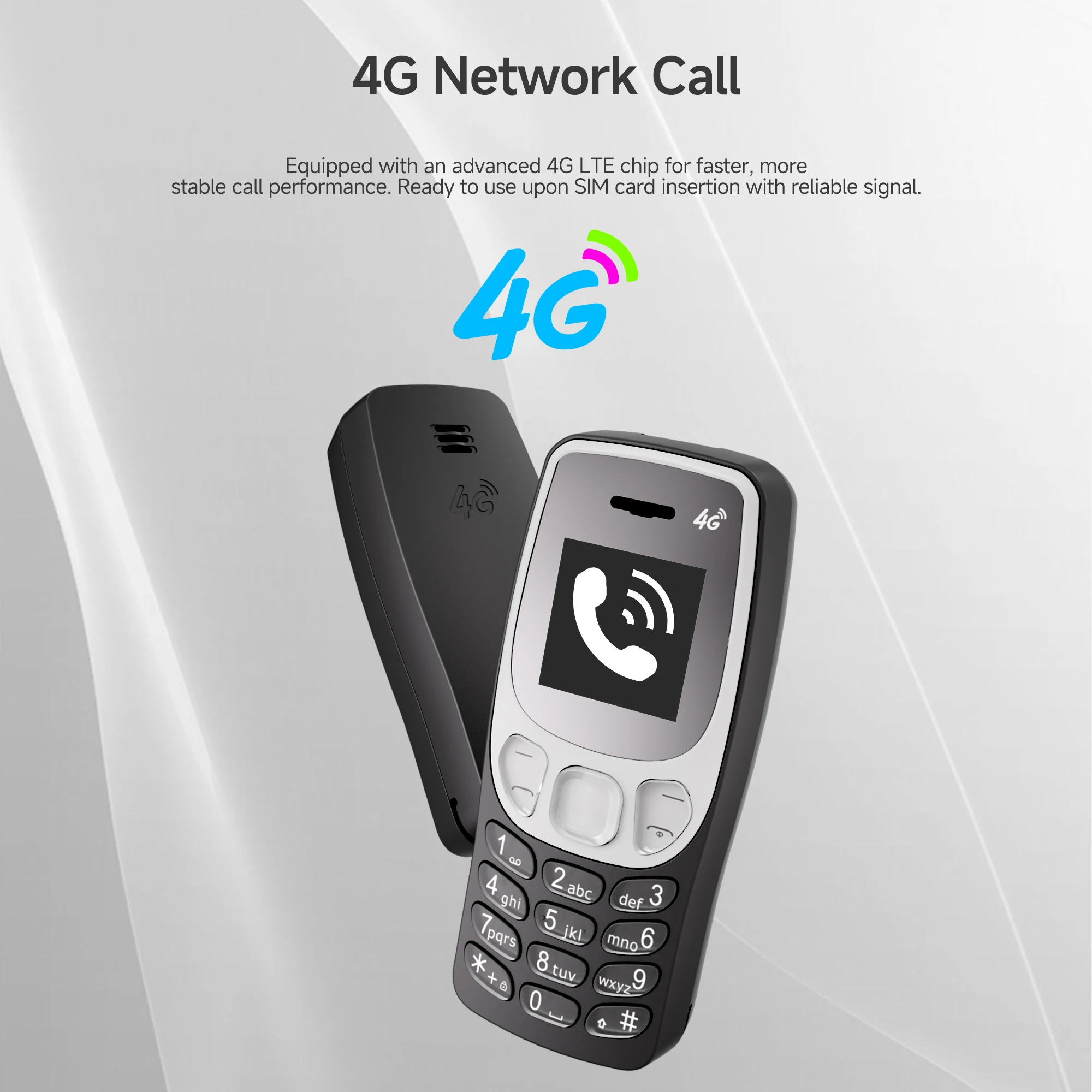 سيرفو BM80 2G VS 4G هاتف محمول صغير ثنائي الشريحة سرعة الاتصال الهاتفي تسجيل المكالمات التلقائية القائمة السوداء صوت سحري الهواتف الخلوية الصغيرة Type-C #4