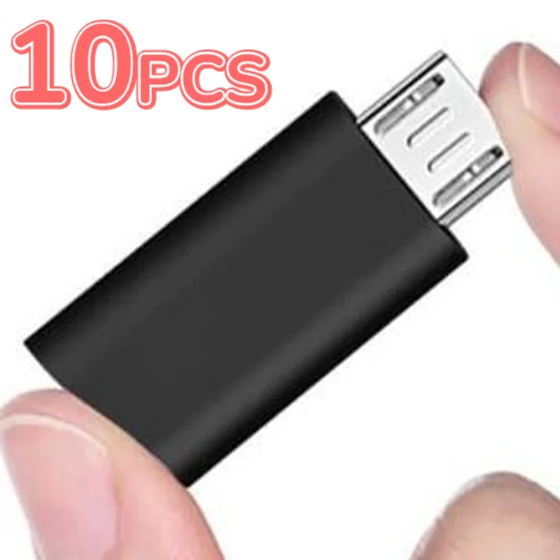 1-10 шт., Переходник USB Type-C (папа)-Micro USB (мама)