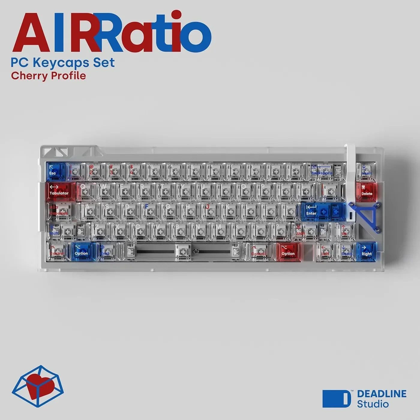 DEADLINE-Conjunto de Keycaps Translúcidos para PC Gamer, Teclado Mecânico, Keycaps, Keycaps, High-end Cereja Altura, AirRatio, Original, Presentes PC