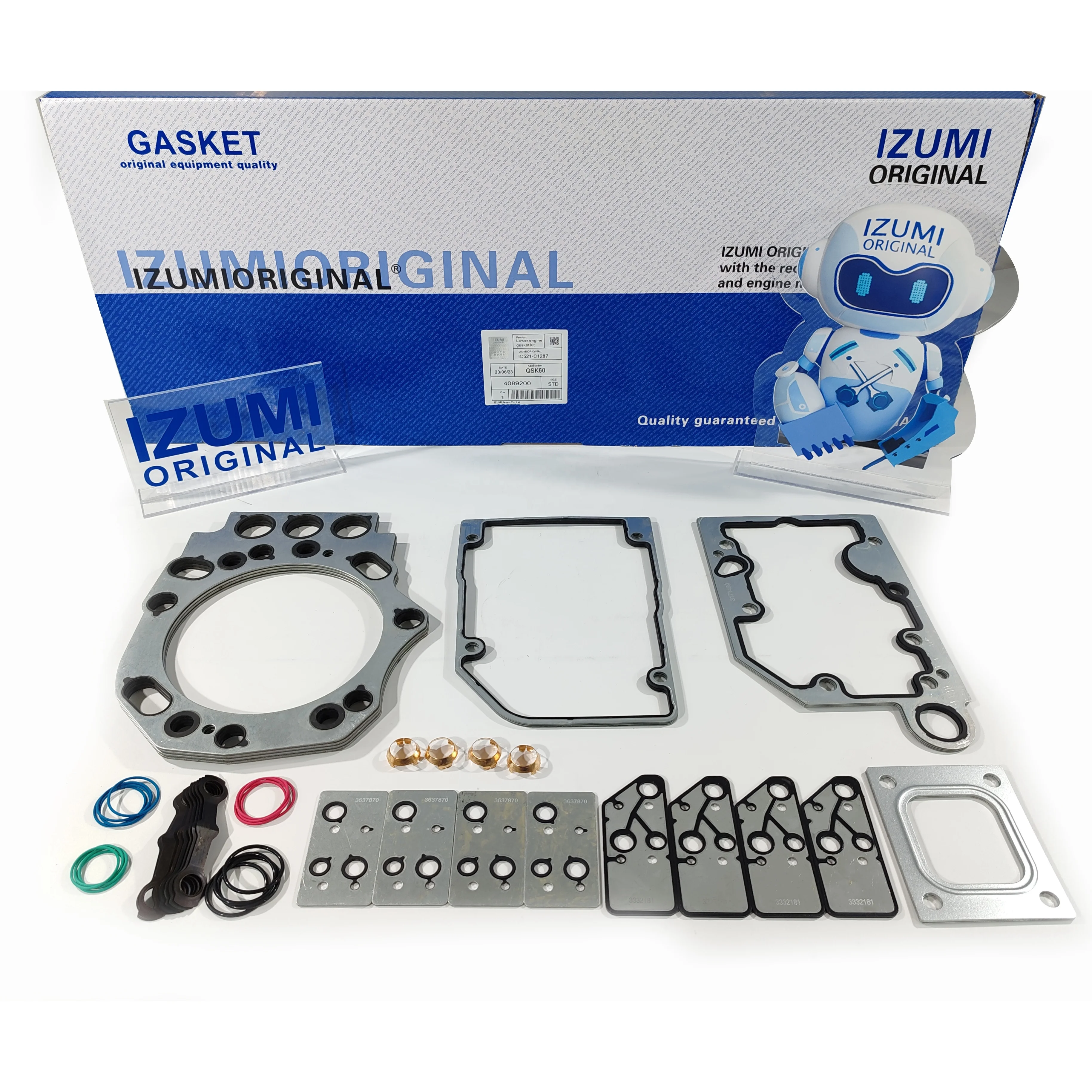 IZUMI ORIGINAL Engine Rebuild Kit QSK60 4089200 QSK45  Full Gasket Kit QSK23  for Cummins Engine Spare Part