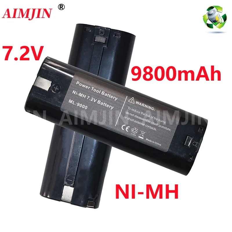 

7.2V 9800mAh Ni-MH Replacement Battery For Makita 7000 7002 7033 191679-9 192695-4 632002-4 632003-2 L50 192532-2