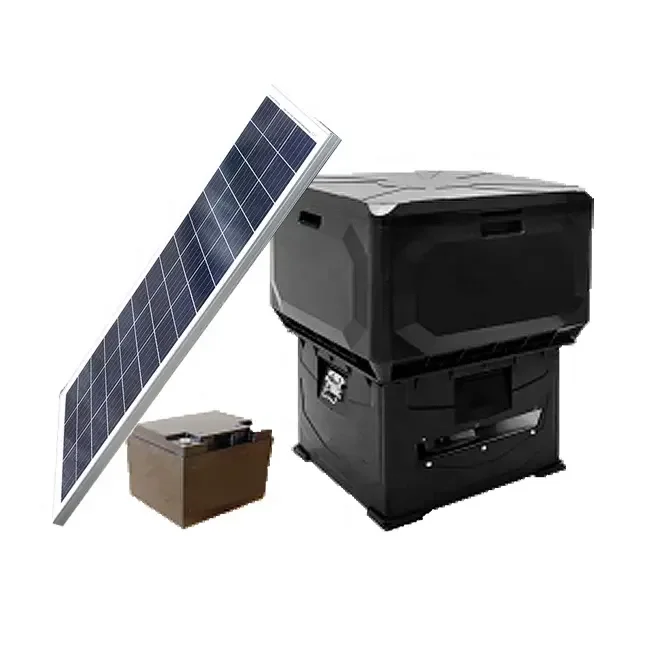 With Time Control Shrimp Feeder Pond12 V 240KG Solar Fish Pond Professional Fish Food Feeding Machine