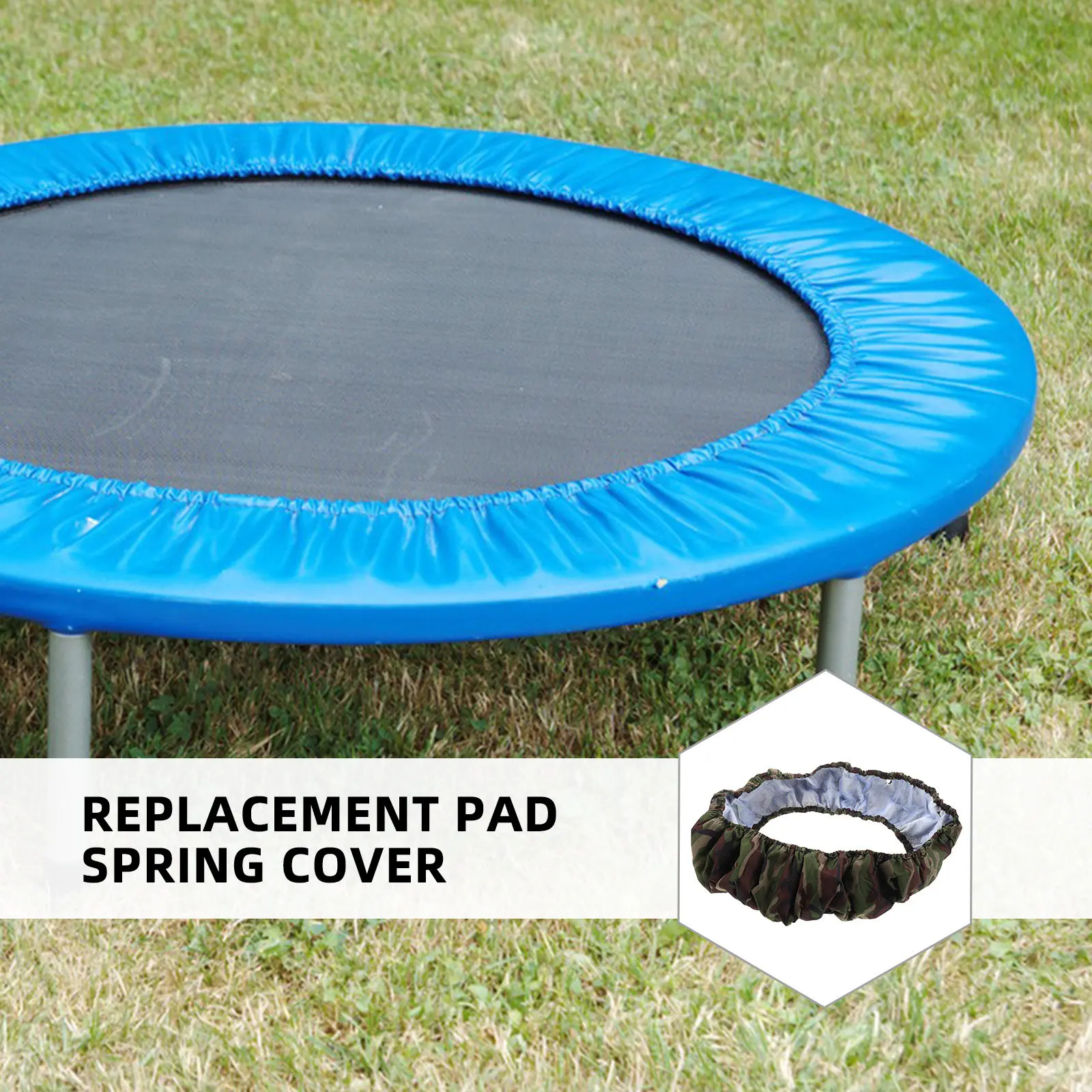 Trampoline Spring Cover - Copertura Protettiva per Trampolino, Tappetino di