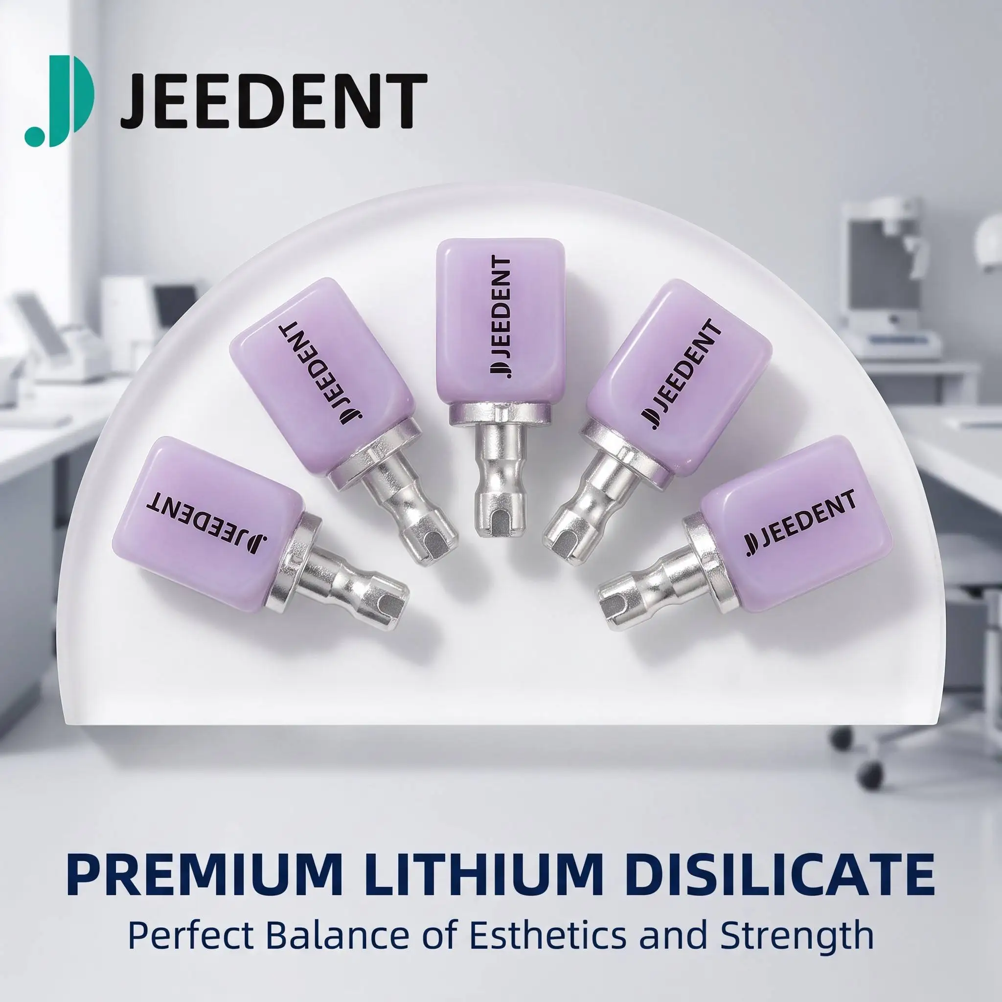 C14 HT LT Lithium Disilicate Glass Ceramic Blocks for Sirona Cerec CAD CAM System Veneer Crown Restoration Material