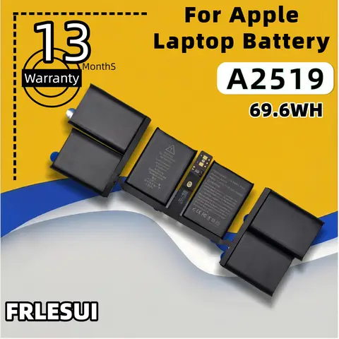 A2519 For Apple Laptop Battery MacBook Pro 14" Notebook Smart  A2442 M1 Retina MKGT3LL/A MKGR3LL 2021 Year 13 Months Warranty