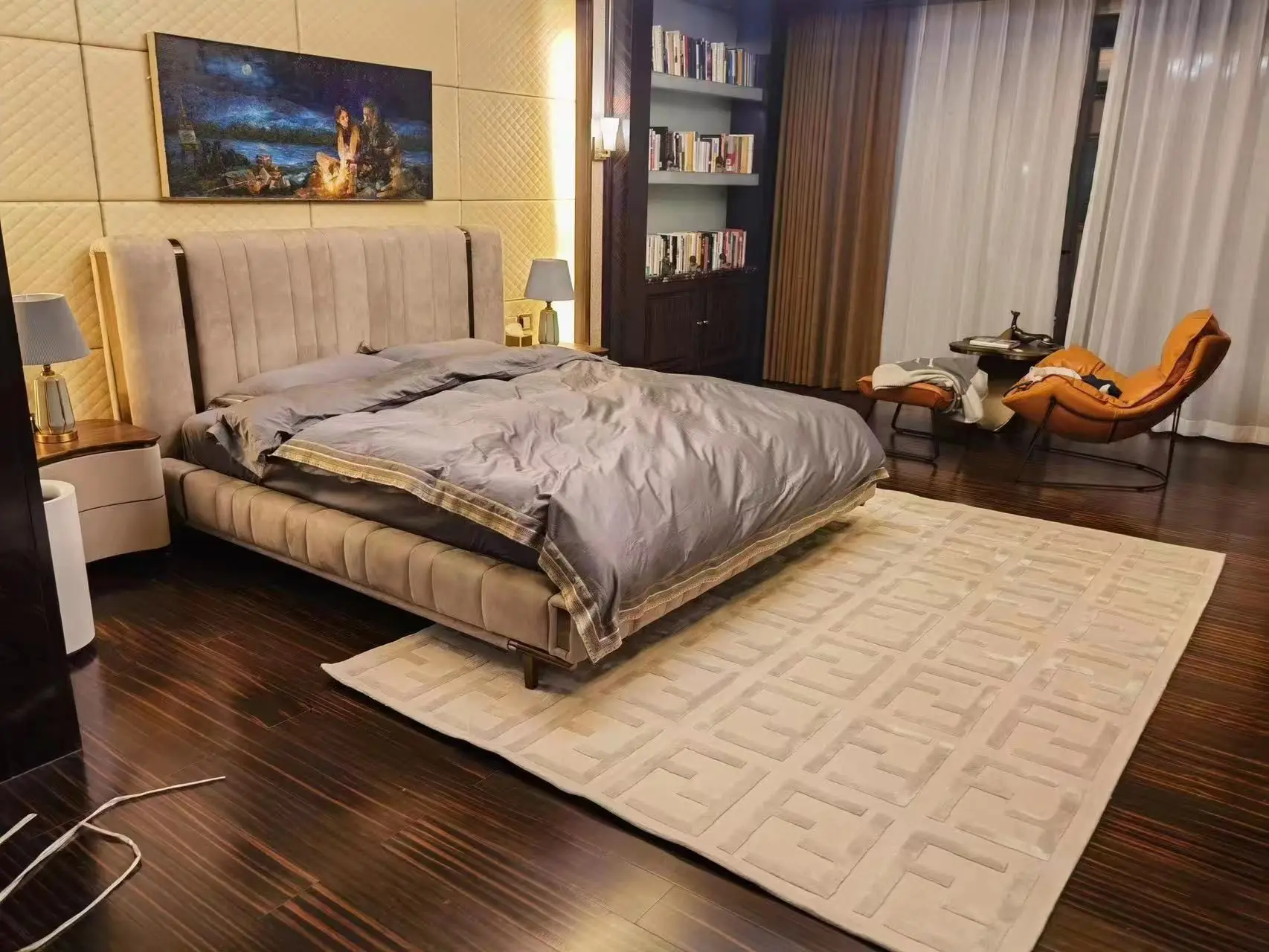 Italian Postmodern Simple Style Bedroom Series - 1.8 Beds