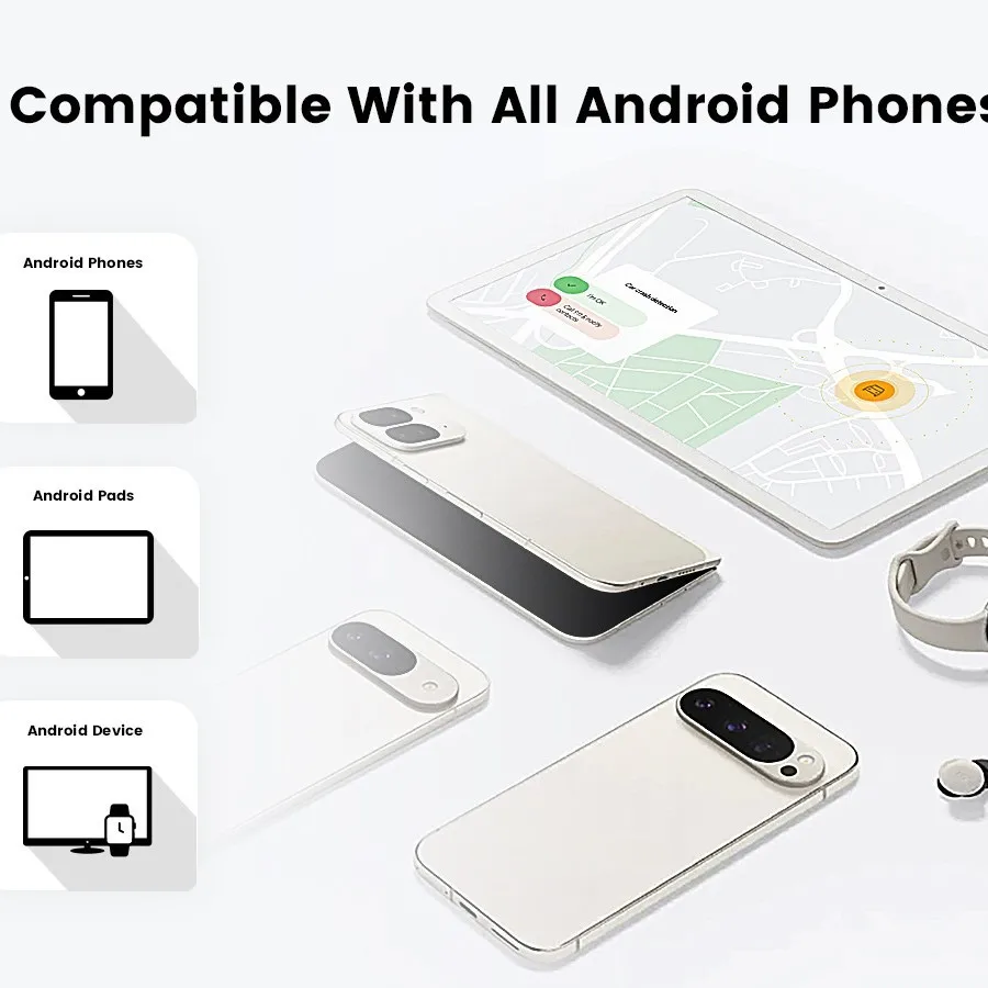 Hot MiLi GPS Tracker Systeem FindMy App Draagbare Airtag Smart Bluetooth Locator Kind Finder Tas Anti-Verlies Tracker voor Android