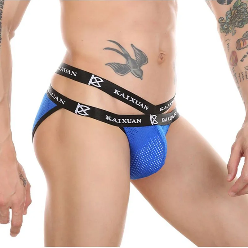 U Convex Boxer Sissy Panties Gay Underpants Big Pouch Boxershorts Penile Hole Briefs Male Large Bag Underwear Men Pantaion Thong