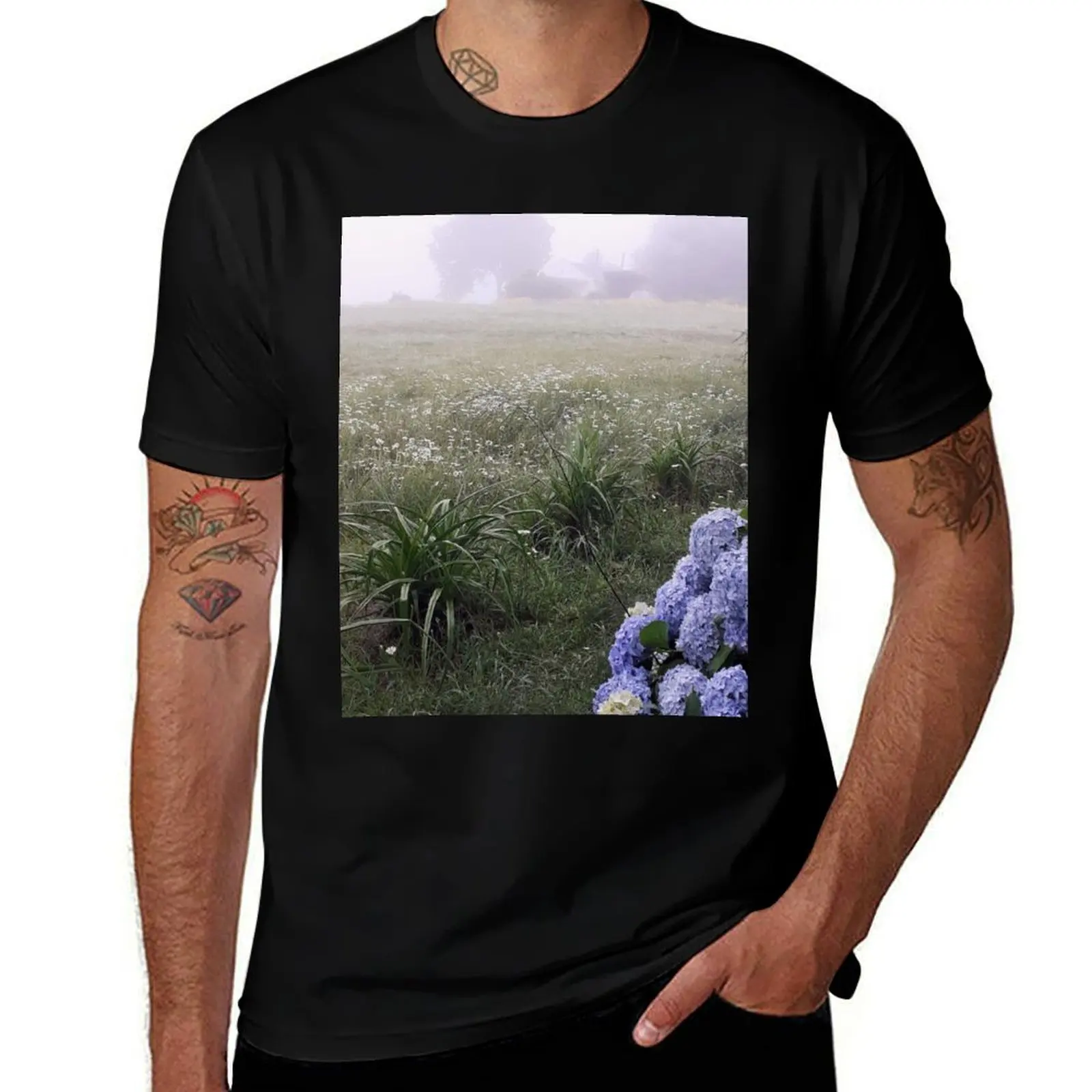 

Misty Morning T-Shirt basketball graphic tees summer clothes croswit shirt man men clothing