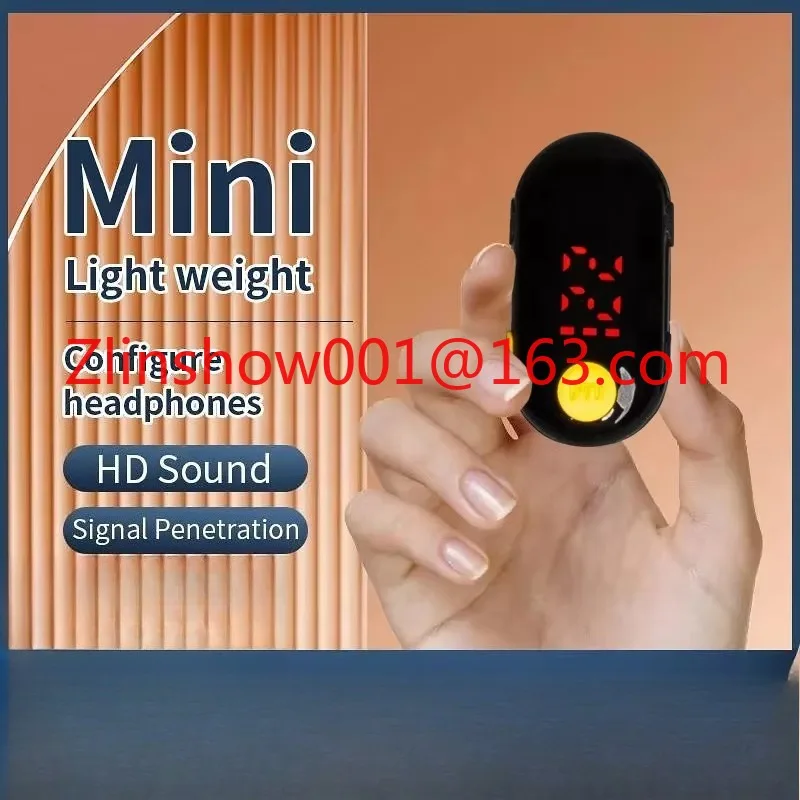 Ultra Mini Walkie Talkie Wireless Earhook Intercom Restaurant Hotel Portable Compatible Headset Cb Two Way Radio