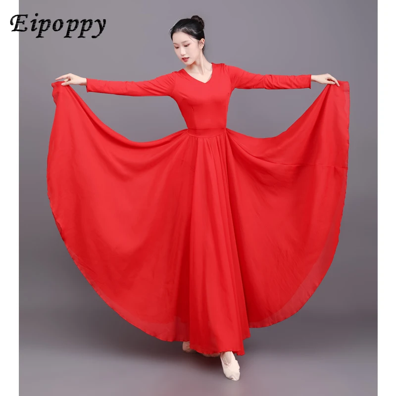 Chinese Red Wanjiang Dancing Dress Dress with Lights