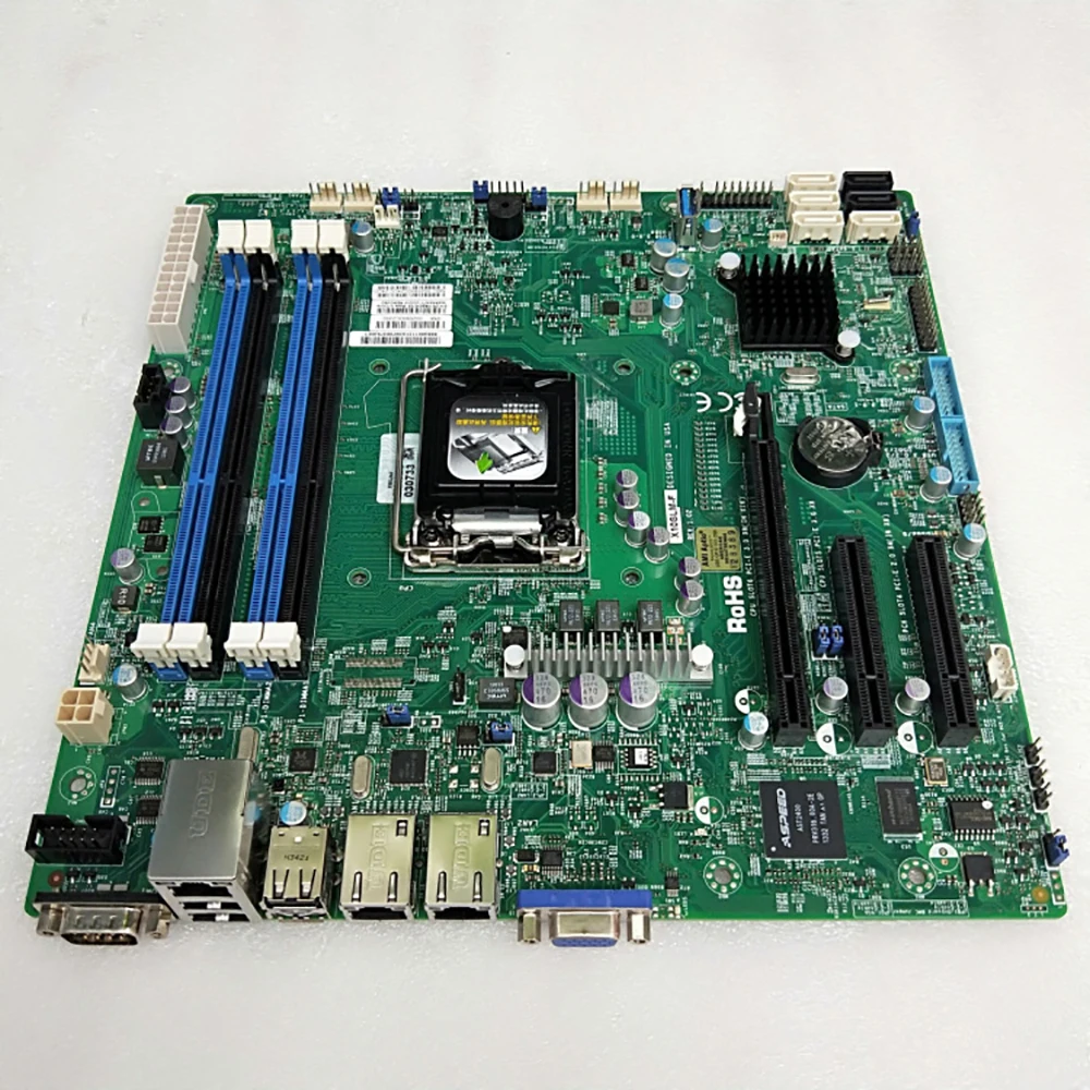 

X10SLM-F Motherboard E3-1200 v3/v4 4th Gen. Core i3 LGA1150 DDR3 4 USB 3.0 (1 Type-A 2+1 via Header) For Supermicro