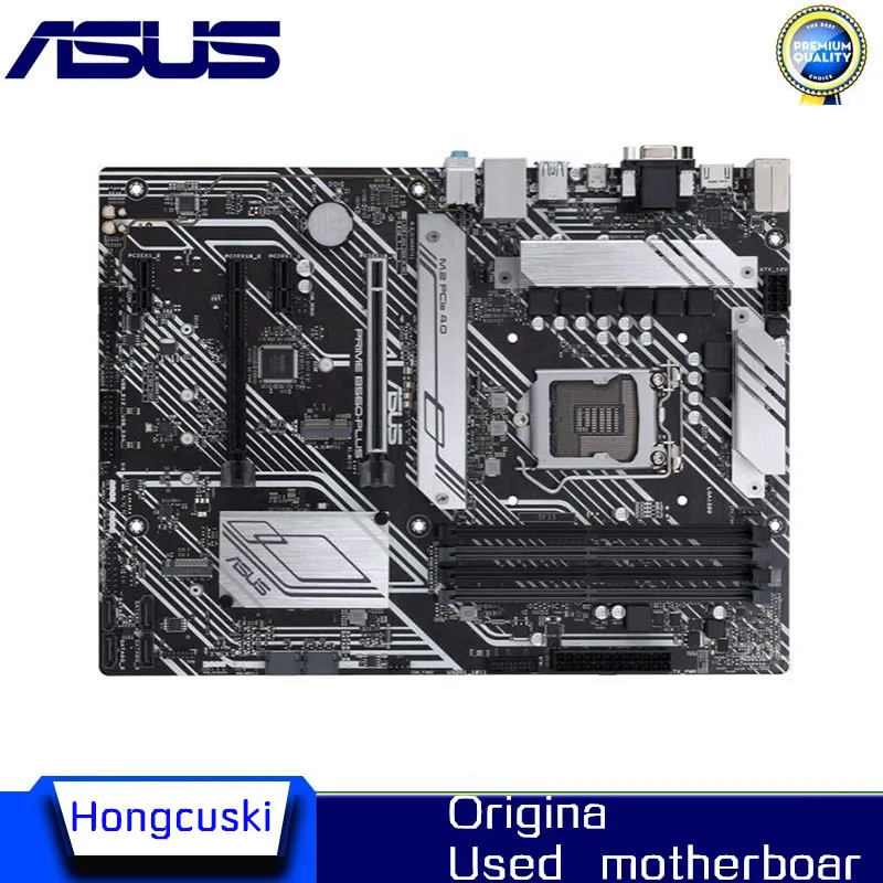 For Asus PRIME B560-PLUS Original Desktop Used for Intel B560 DDR4 PCI-E 3.0 Motherboard LGA 1200 USB3.0 M.2 SATA3