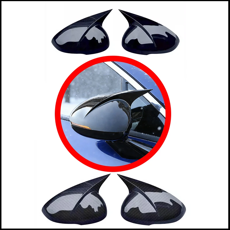 Car Styling FOR KIA Optima 2020-2023 REARVIEW MIRROR COVER CAPS TRIM Decorative Frame Housing Auto Parts Accessories