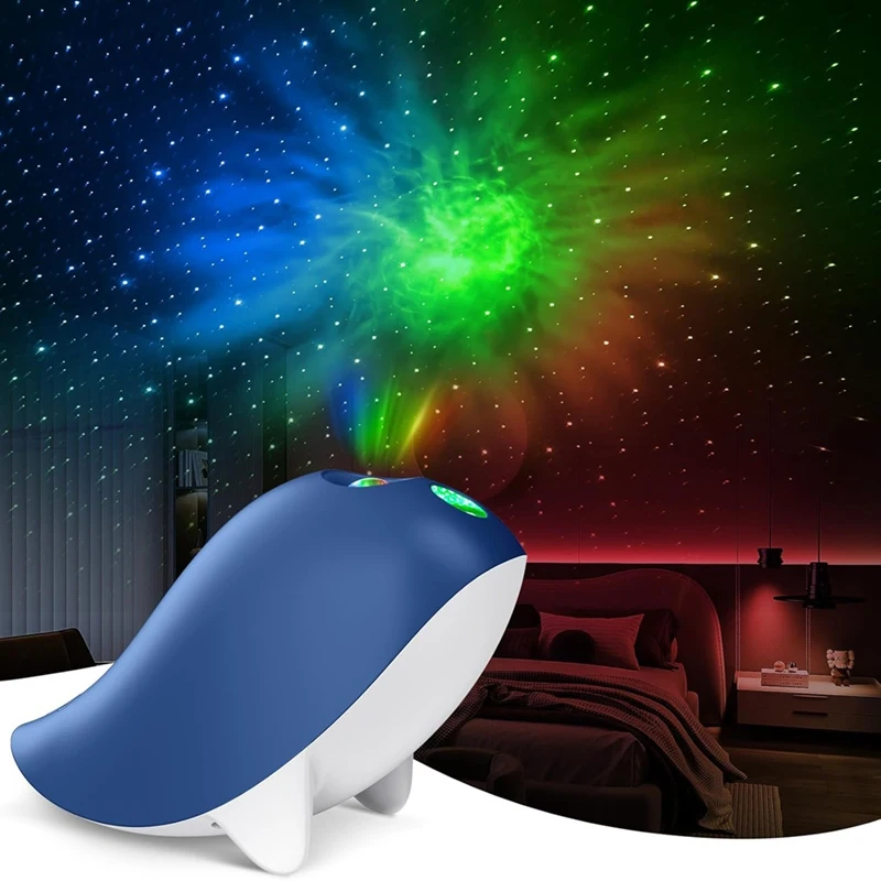 TKOH-Galaxyโปรเจคเตอร์ห้องนอนโคมไฟข้างเตียง,โปรเจคเตอร์โคมไฟดวงจันทร์Night Lightสําหรับเด็กเพดานStarry Sky-โคมไฟโปรเจคเตอร์