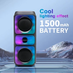 2024 New Wireless Bluetooth Speaker Super Large Sound, Speaker, Outdoor Speaker, LED Light Outdoor Portbale Speaker