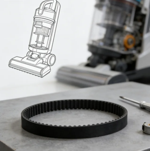 Correas de repuesto de goma para aspiradora, aptas para Miele SEB228 SEB234 SEB236, piezas de barrido de la serie Wessel-Werk EBK