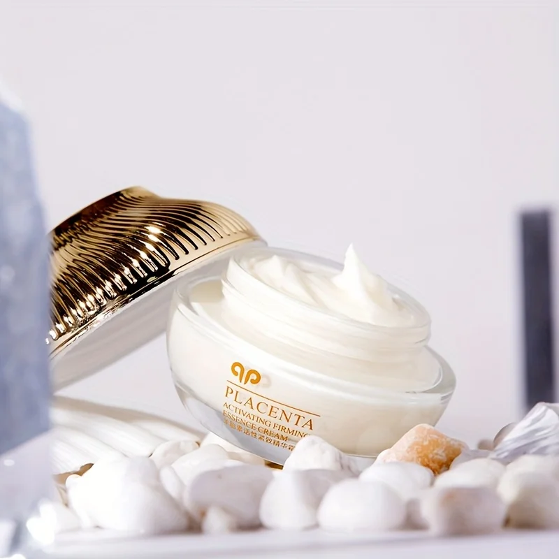

Hanmj Sheep Placenta Firming Essence Cream fully care for skin, improve skin, rough, firming skin condition Send Girlfriend Send
