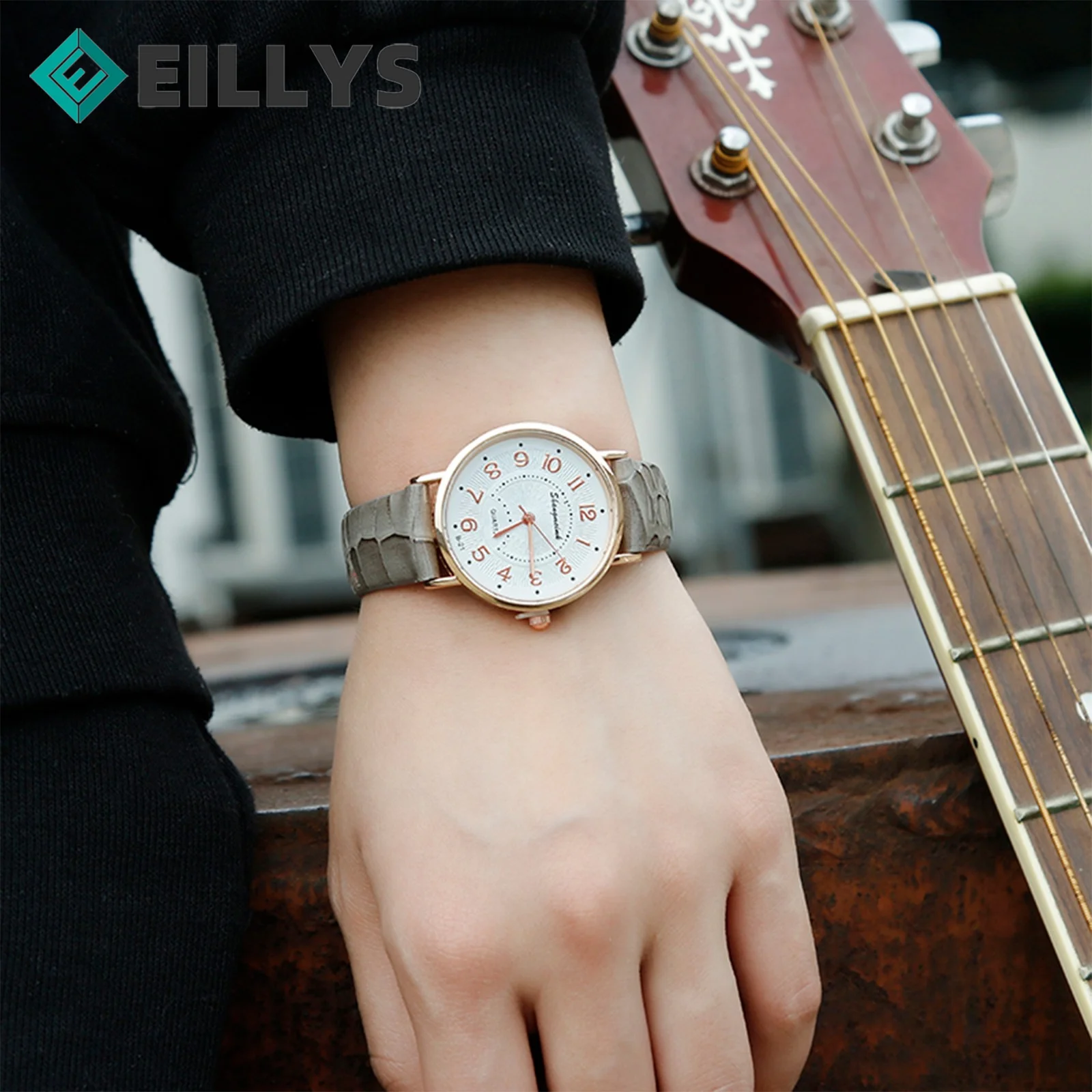 

Ladies Girls Clock Ladies Women High-end Quartz Watch Female Quartz Business Watch Luxury Wristwatch Women Pu Leather Wristwatch