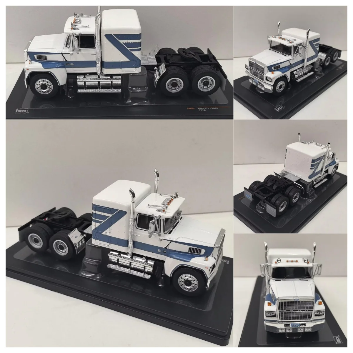 

IXO Diecast 1/43 Scale FORD LTL-9000 1978 Trailer Truck T3 Alloy Car Model
